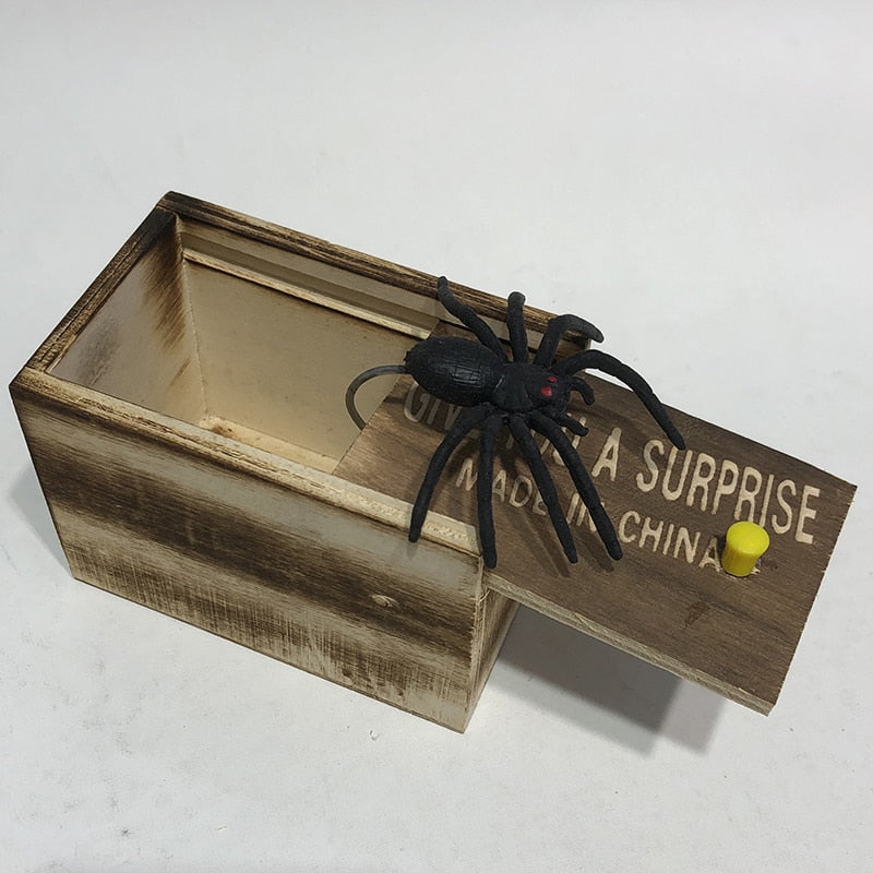 Wooden Prank Spider