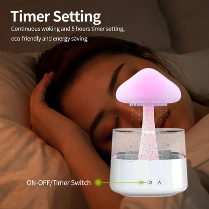 Relax Cloud Rain Humidifier Lamp