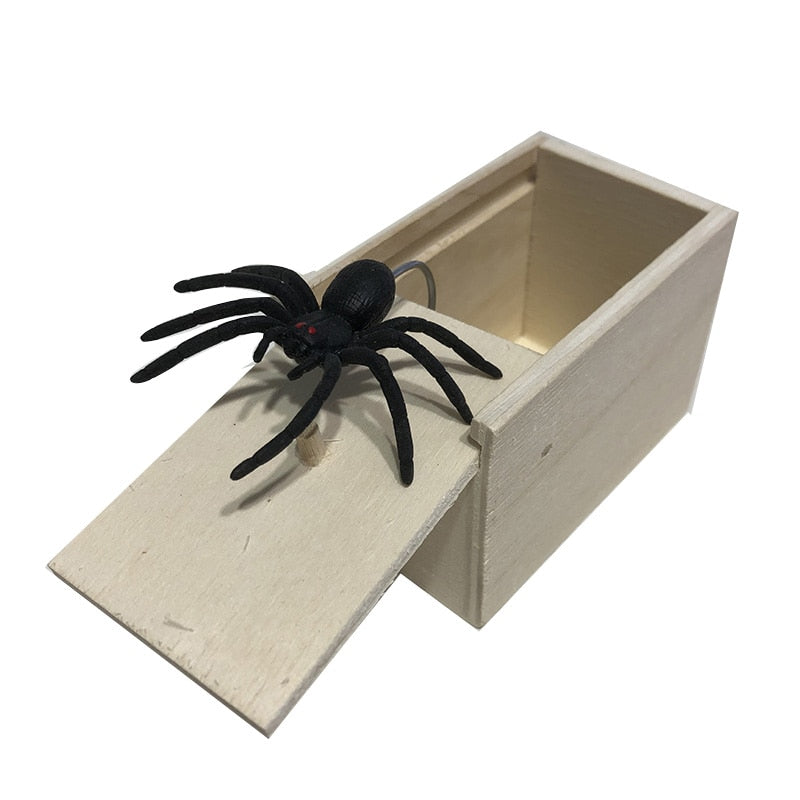 Wooden Prank Spider