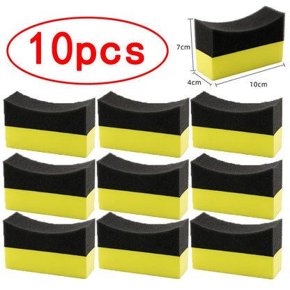 10pcs Car Wheel Cleaning Sponge