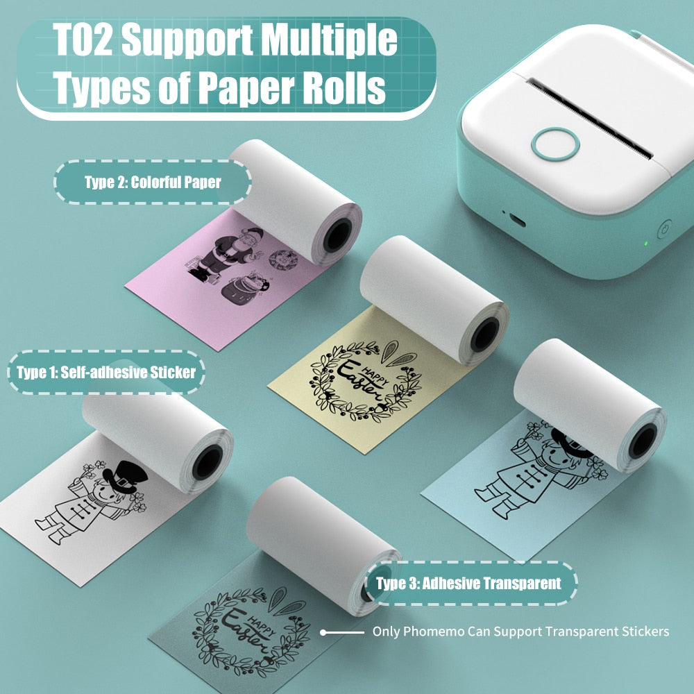 Mini Label Sticker Printer