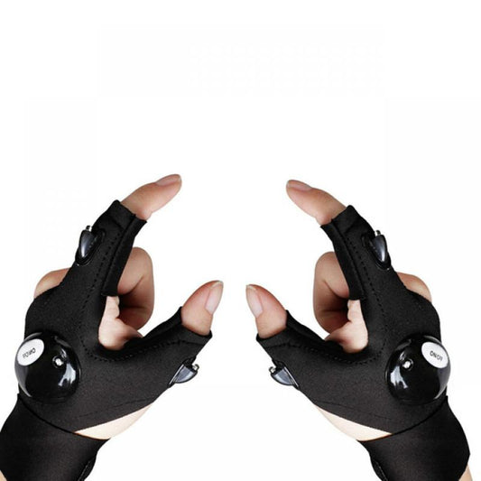 Fingerless Gloves Flashlight